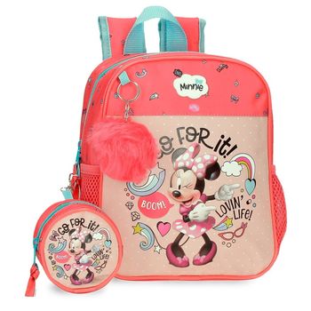 Mochila Escolar Minnie Style 40cm Con Carro con Ofertas en Carrefour