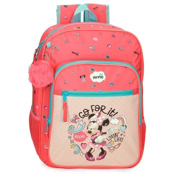 Mochila Con Dos Ruedas Y Dos Compartimentos Minnie Diva con Ofertas en  Carrefour