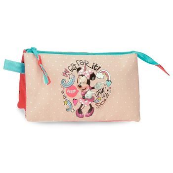 Estuche Minnie Lovin Life Tres Compartimentos