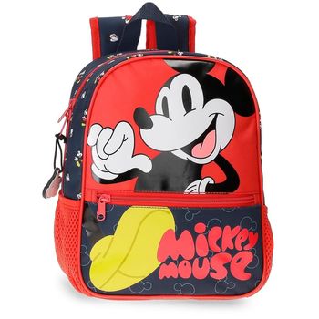 Mochila Preescolar 28cm Mickey On The Moon