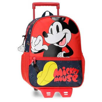 Mochila Preescolar Adaptable Mickey Denim 27 Cm con Ofertas en Carrefour