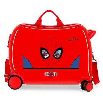 Maleta Infantil 2 Ruedas Multidireccionales Spiderman Protector