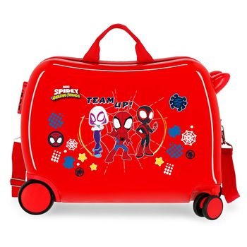 Maleta Infantil 2 Ruedas Multidireccionales Spidey And Friends