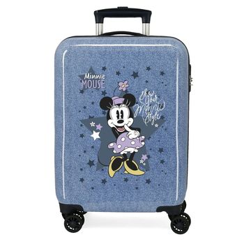 Maleta De Cabina Minnie Style Rígida 55cm Denim