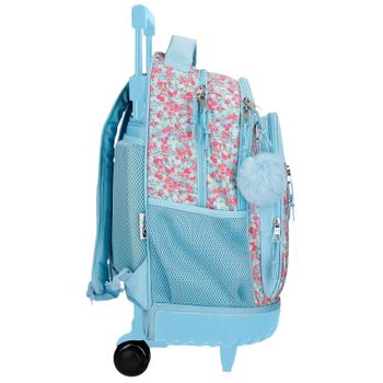 Mochila Escolar 43cm 2r. Compacta Pepe Jeans Aide Azul