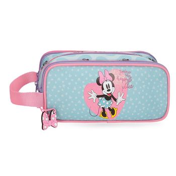 Estuche Minnie My Happy Place Triple Cremallera