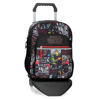 Mochila Escolar Star Wars Galactic Team Con Carro