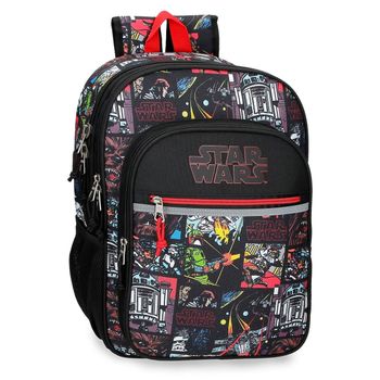 Mochila Star Wars Galactic Team Dos Compartimentos Adaptable A Carro