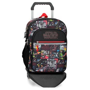 Mochila Star Wars Galactic Team Dos Compartimentos Con Carro