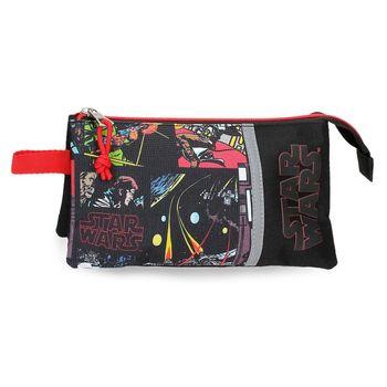 Estuche Star Wars Galactic Team Tres Compartimentos