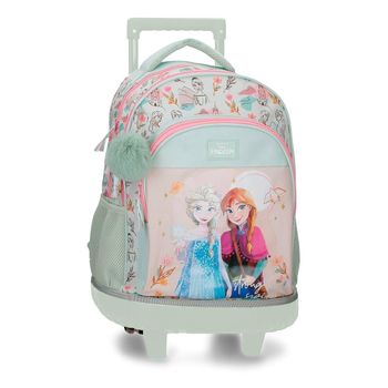 Safta Frozen - Mochila Escolar Niño, Mochila Niño, Mochila Infantil,  Adaptable A Carro, Ideal Para Niños En Edad Escolar, Cómoda Y Versátil,  Calidad Y Resistencia, 33x14x42 Cm, Color Lila con Ofertas en