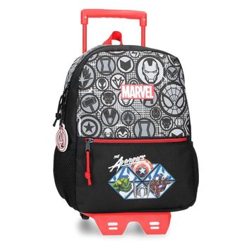 Mochila Avengers Heroes 32cm Con Carro