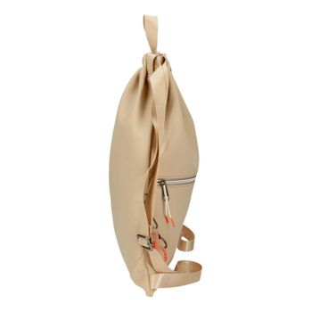 Mochila Saco C/ Bolso Frontal Reebok Noah Taupe