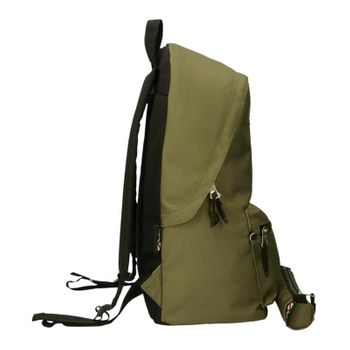 Mochila Para Portátil + Estojo Pepe Jeans Aris Evergreen Khaki Escuro