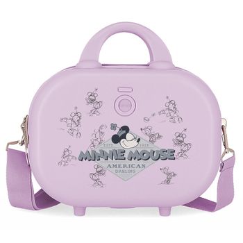 Neceser Abs Disney 100  Happiness Adaptable Lila