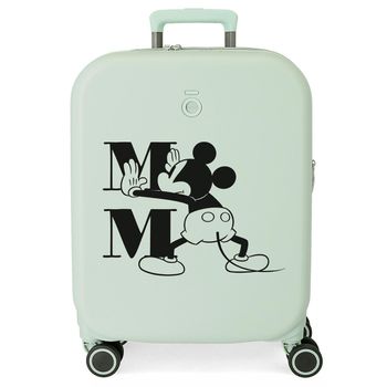 Maleta De Cabina Disney 100 Happiness Con Explandible 55 Cm Verde