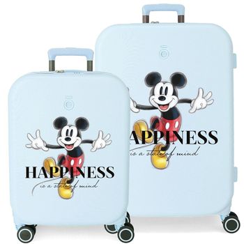 Juego De Maletas Disney 100 Happiness 55 / 70  Cm Turquesa