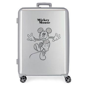 Funda Para Maleta De Cabina Mickey Gris con Ofertas en Carrefour