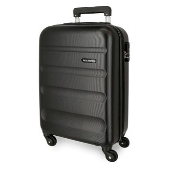 Maleta De Cabina Roll Road Flex Rígida Expandible  55cm Negro