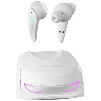 Auriculares Inalámbricos Mars Gaming MHW-100 Blanco, ARGB Flow, Micrófono  ENC Extraíble - Auriculares para PC - Los mejores precios