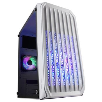 Mars Gaming MC-S1 Caja PC Micro-ATX ARGB USB 3.0 con Ventana Rosa