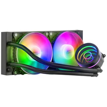 Mars Gaming Ml-one240, Refrigeración Líquida Tdp 400w 2x Ventilador Frgb Negro