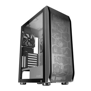 Mars Gaming Mc-pro2, Torre Profesional E-atx, Sistema Cpu Freezer, 5 Ventiladores, Negro