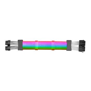 Mars Gaming Mca-16, Cable Extensor Argb 8+8pin Pcie Para Tarjeta Gráfica, 310mm