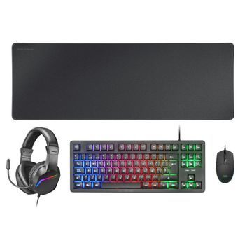 Pack Gaming Mars Gaming Mrcp1 (4 Pcs) Negro Rojo con Ofertas en Carrefour