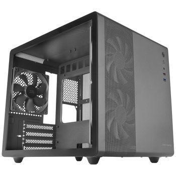 Mars Gaming Mc-mpro Negro, Caja Compacta Micro-atx, 3x Ventiladores 120mm