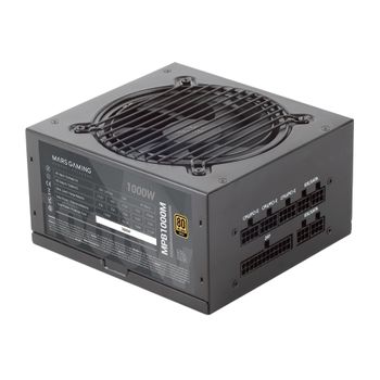 Mars Gaming Mpb1000m, Fuente Alimentación Modular 1000w, 6 Años Garantía, 80plus Gold