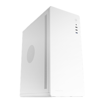 Tacens Ensis, Semitorre Pc Atx, Diseño Metálico, 1x Ventilador 120mm Fdb, Usb-c, Blanco