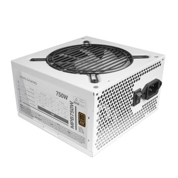 Mars Gaming Mpb750, Fuente Alimentación Pc 750w Atx, 6 Años Garantía, Blanco