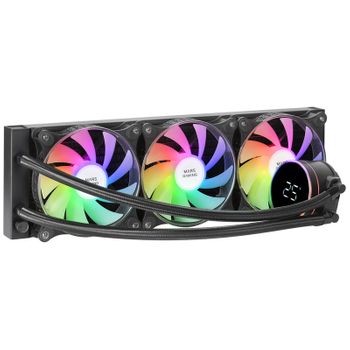 Mars Gaming Ml-lcd360, Refrigeración Líquida 600w, 3x Ventilador Argb, Negro