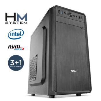 Hm Solano C6+ - Minitorre Mt - 10ª Gen - Intel Core I5 10400 -  8 Gb Ddr4 - 500 Gb Ssd M.2 Nvme - Grabadora - Usb 3.0 - 4 Años G