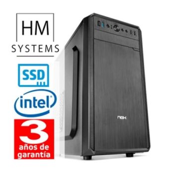 Hm Solano C6+ - Minitorre Mt - 10ª Gen - Intel Core I5 10400 -  8 Gb Ddr4 - 480 Gb Ssd - Grabadora - Usb 3.0 - 3 Años Garantía -