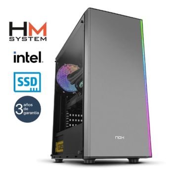 Hm System Intel Omega C1 Gaming - Torre Rgb - Intel Core I3-10100f - 8gb Rgb - 1tb Ssd Samsung - Rtx 2060 6gb - 700 W - Noodd -