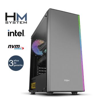 Hm System Intel Omega C2 Gaming - Torre Rgb - Intel Core I5-10400f - 16gb Rgb (2 X 8gb Dual Channel)- 500gb M.2 Nvme - Gtx 1650