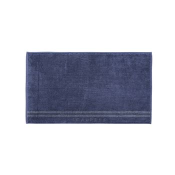 Alfombrilla De Baño 50x80cm En Algodón Azul Navy Con Rayas Scalpers Home