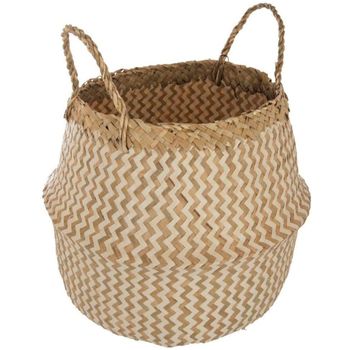 Cesta Plegable Natural Y Blanca Scalpers Home