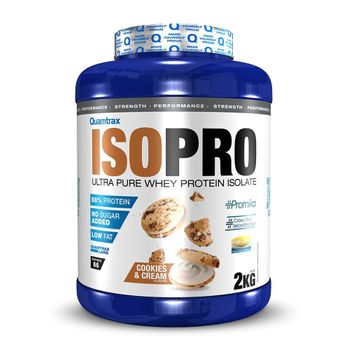 Quamtrax - Isopro 2 Kg - Proteína Isolada -  Sabor: Cookies