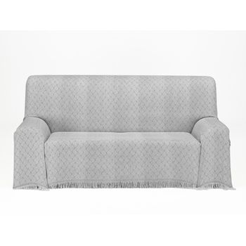 Funda De Sofa Elástica Adaptable Berta, 3 Plazas - 180 - 200 Cm. Teja  Estoralis con Ofertas en Carrefour