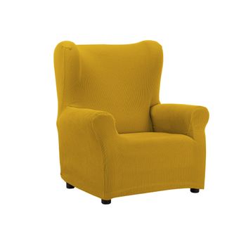 Funda De Sillon Orejero Elástica Adaptable Beta, 1 Plaza - 70 - 110 Cm.  Naranja Estoralis con Ofertas en Carrefour