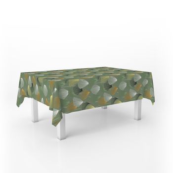 Valentia Home Mantel Hule Ebro Verde 140 Redondo