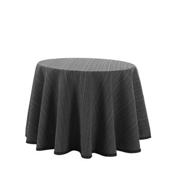 Valentia Home Falda Para Mesa Camilla Riba 100 Cm Redonda Antracita