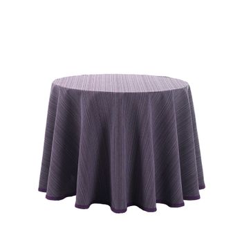 Valentia Home Falda Para Mesa Camilla Riba 100 Cm Redonda Lila