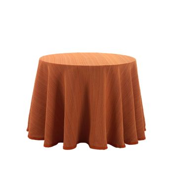 Valentia Home Falda Para Mesa Camilla Riba 100 Cm Redonda Naranja