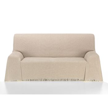 Funda Sofa Lazos ESTORALIS Lazos Beret Beis (4 Plazas - Poliester