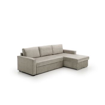 Sofa Cama Chaise Longue Isabella Low Cost Derecha Gris