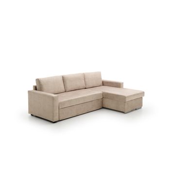 Sofa Cama Chaise Longue Isabella Low Cost Derecha Beige